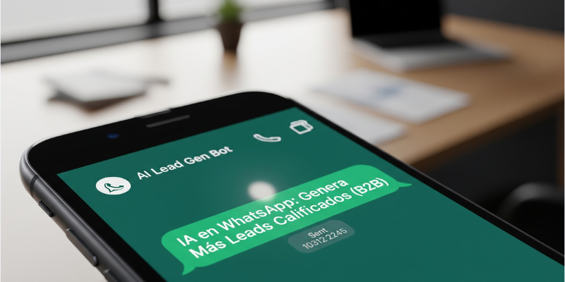 IA en WhatsApp: Genera más Leads Calificados (B2B)