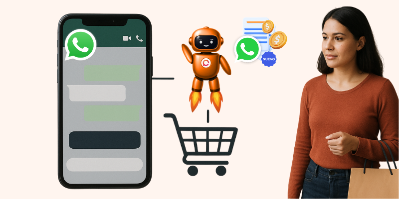 WhatsApp Business API: Cómo usar IA y chatbots para vender más en temporada de compras